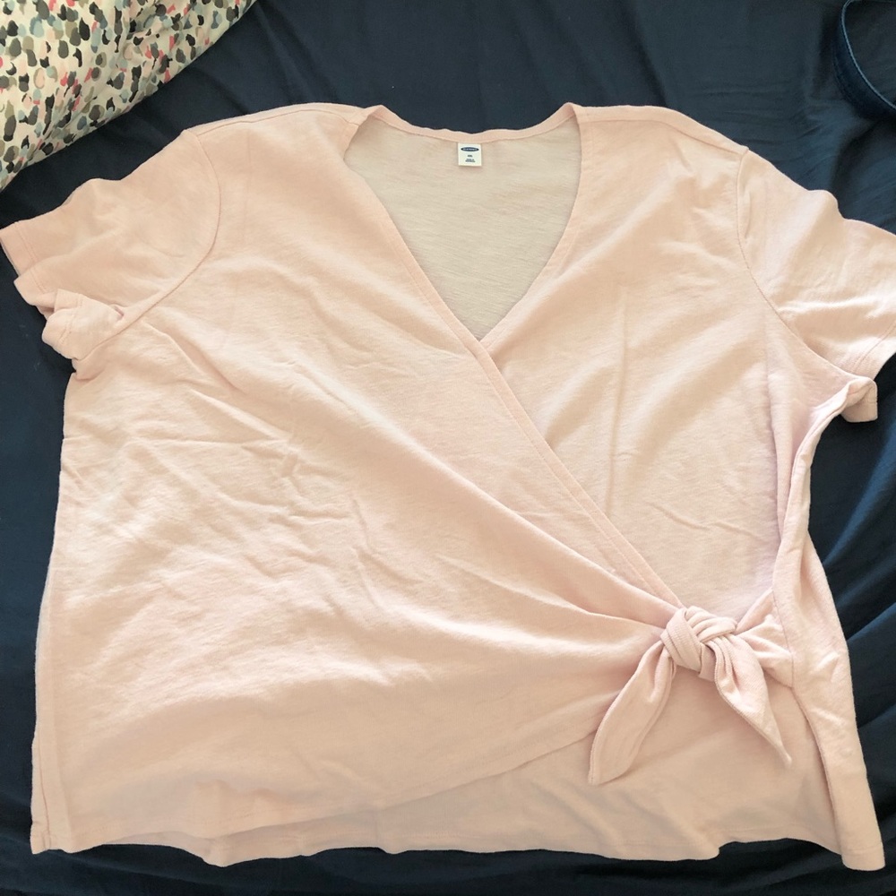 Aldorable Old Navy wrap front shirt